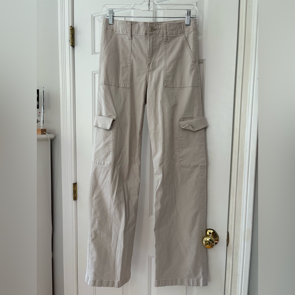 Abercrombie Kids Tan Cargo Pants Relaxed Fit